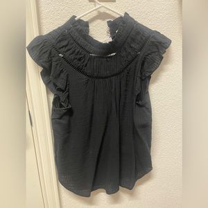 Black Ann Taylor Loft blouse.  Size small.  NWT